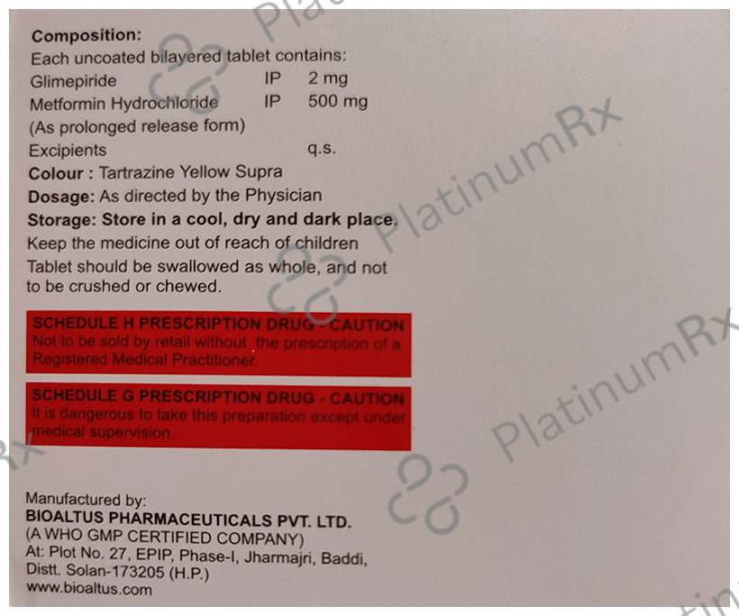 Glido M2 Tablet PR