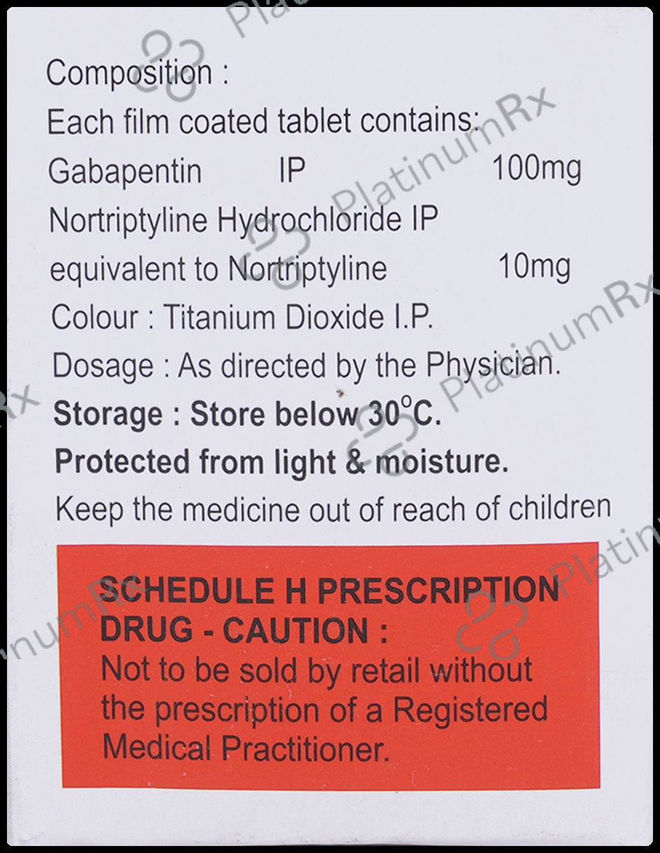Baga NT 100 100/10mg Tablet 15s
