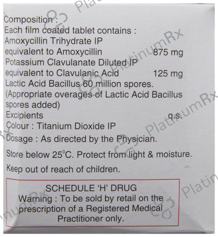 Augpen LB 1G Bid Tablet 10 tablets