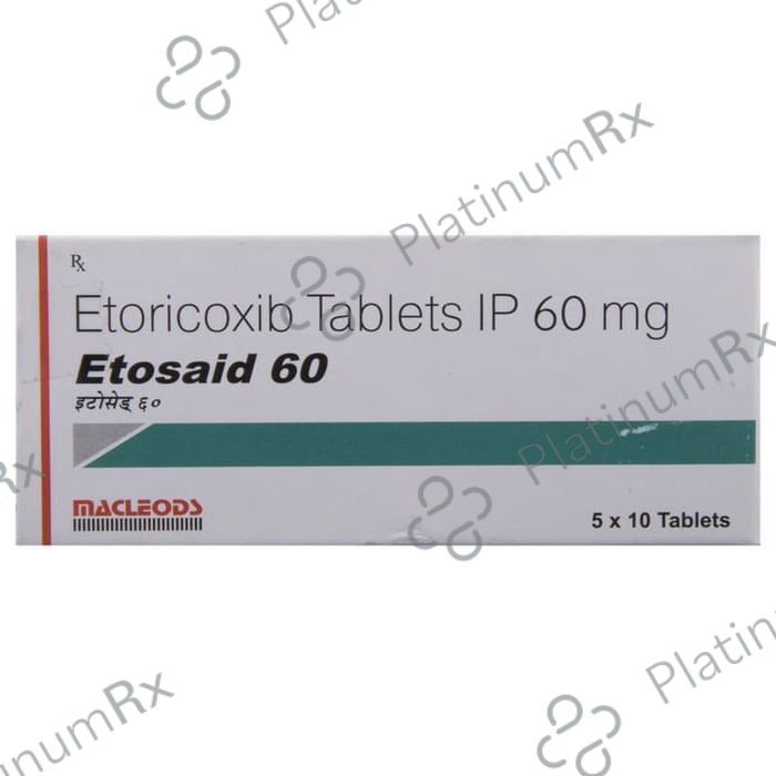 Etosaid 60mg Tablet 10s