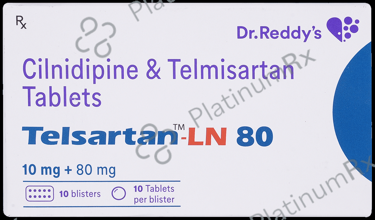 Telsartan LN 10mg/80mg Tablet