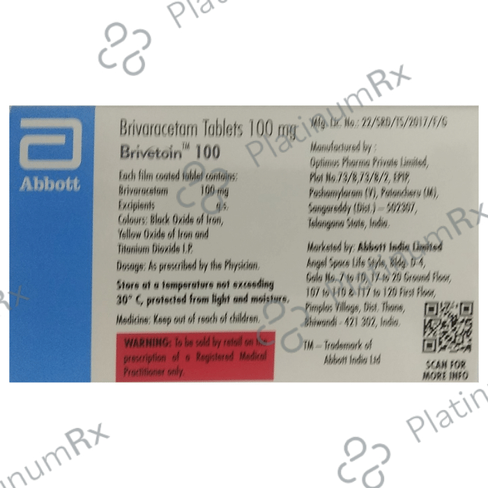 Brivetoin 100 Tablet