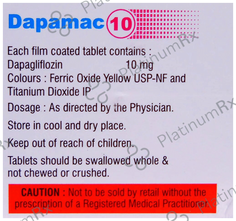 Dapamac 10mg Tablet 10s