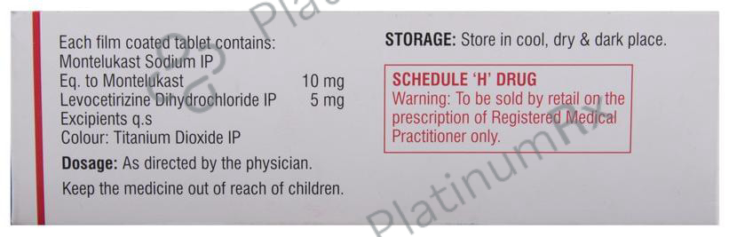 Lorfast MT 5/10mg Tablet 10s