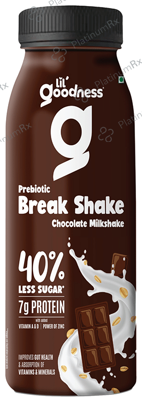 Lil Goodness Break Shake Prebiotic Milkshake Chocolate