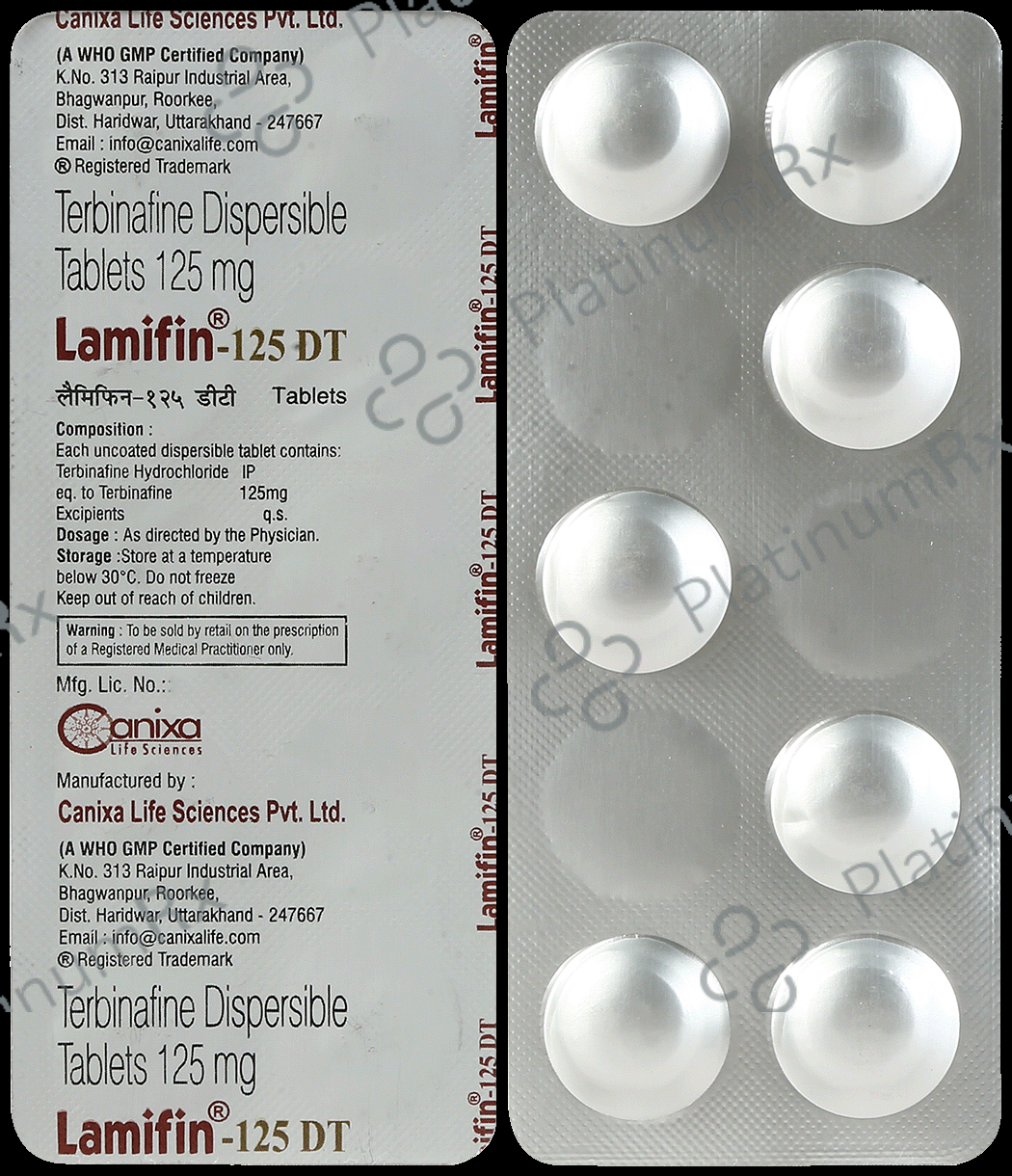 Lamifin 125 DT Tablet