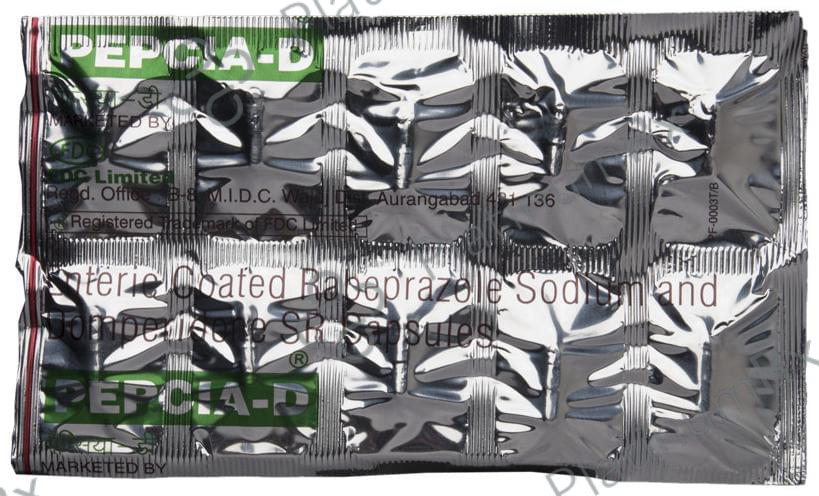 Pepcia D 30/20mg Capsule SR 10s