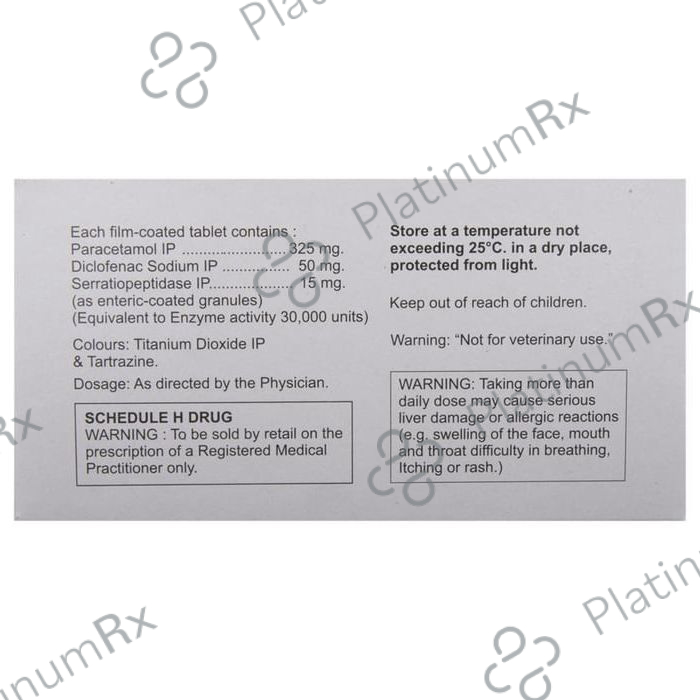 Enzoflam 50/325/15mg Tablet 10s