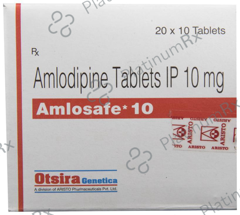 Amlosafe 10mg Tablet 10s
