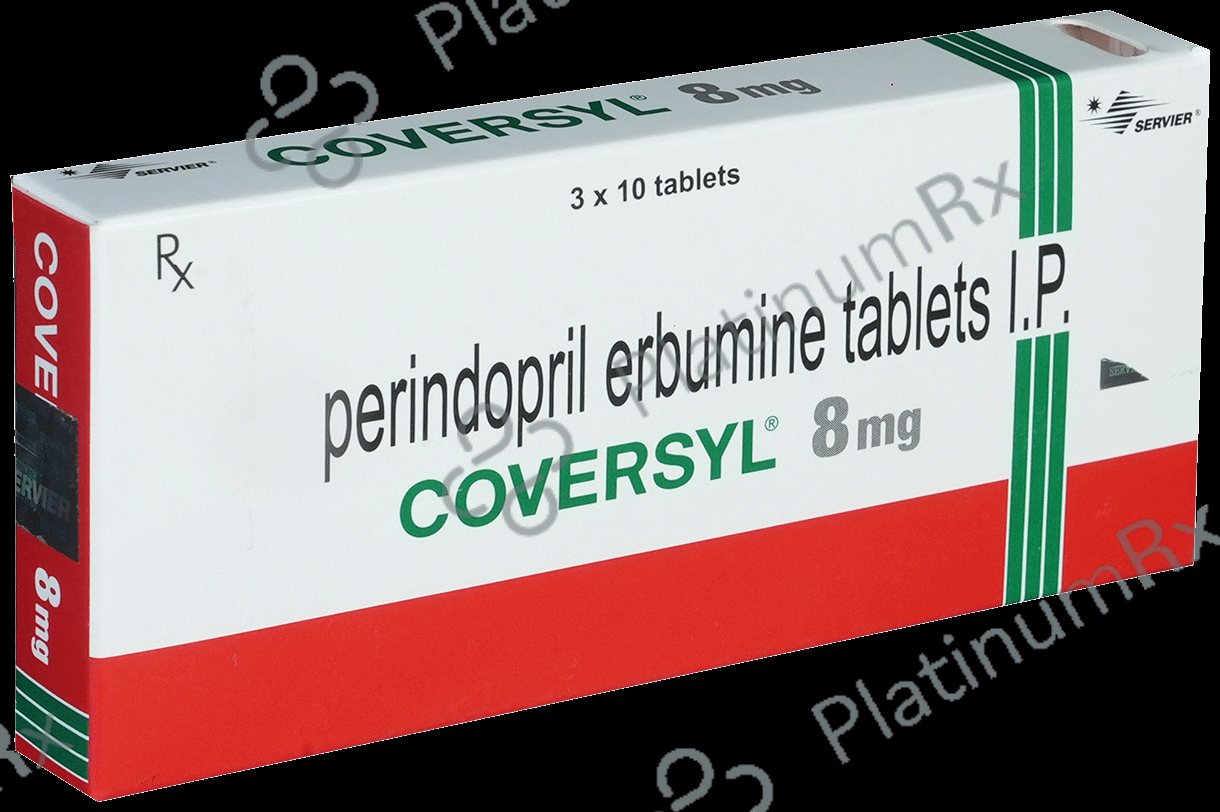 Coversyl 8mg Tablet 10s