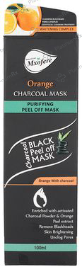 Mxofere Orange Charcoal Black Peel Off Mask