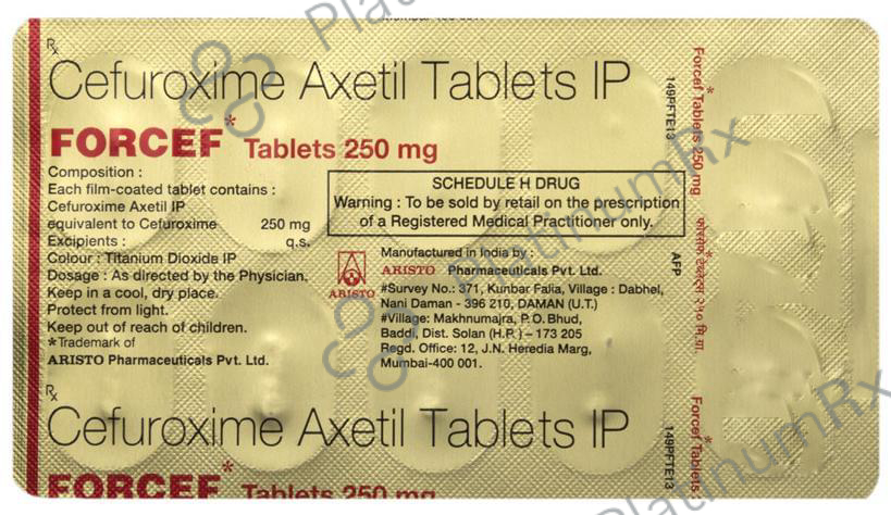 Forcef 250mg Tablet 10s