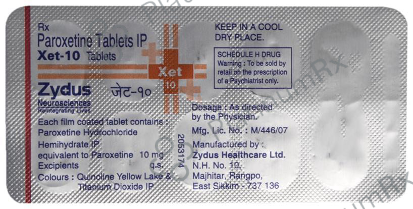 Xet 10mg Tablet 10s