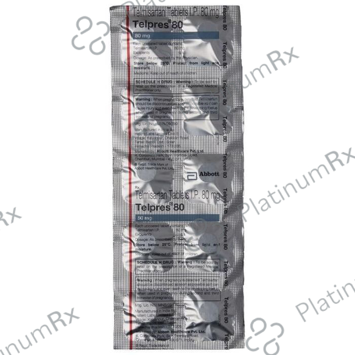 Telpres 80mg Tablet 10s