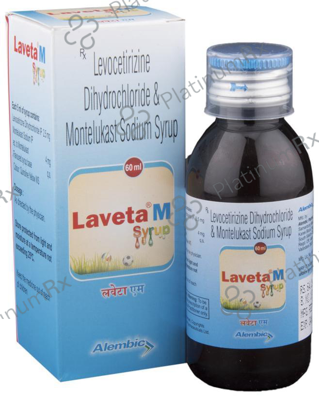 Laveta M 2.5/4mg Syrup 60ml