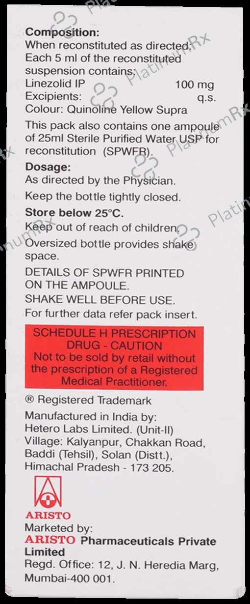 Megazolid 100 Dry Syrup
