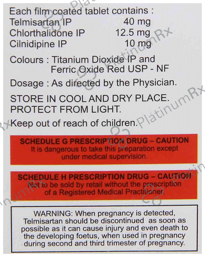 Macsart CC 12.5/10/40mg Tablet 10s