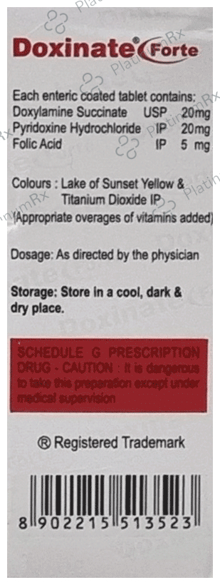 Doxinate Forte Tablet 15s