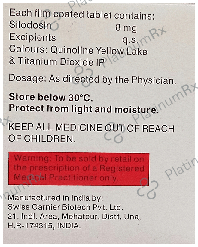 Alphacept 8mg Tablet 15s