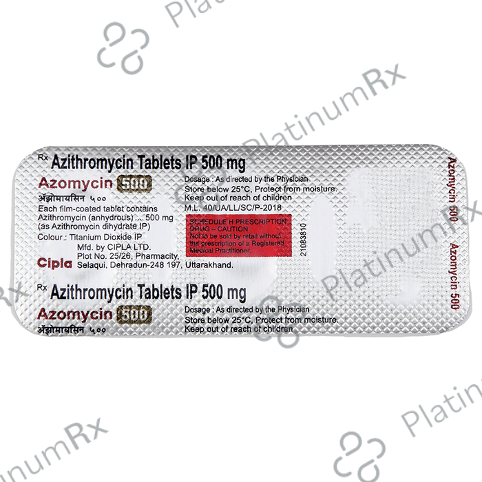 Azomycin 500 Tablet