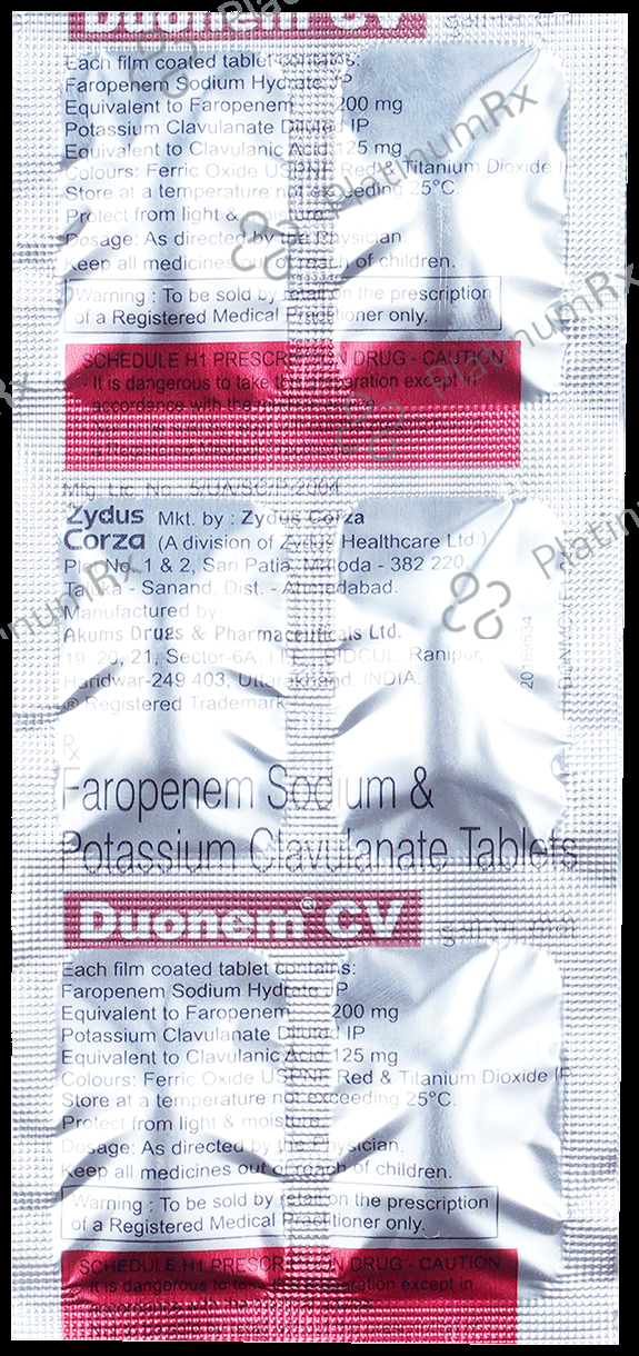 Duonem CV 125/200mg Tablet 6s