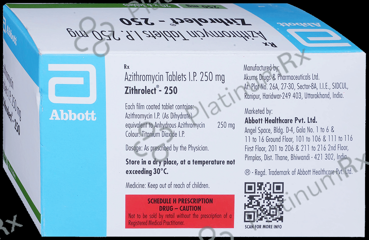 Zithrolect 250 Tablet