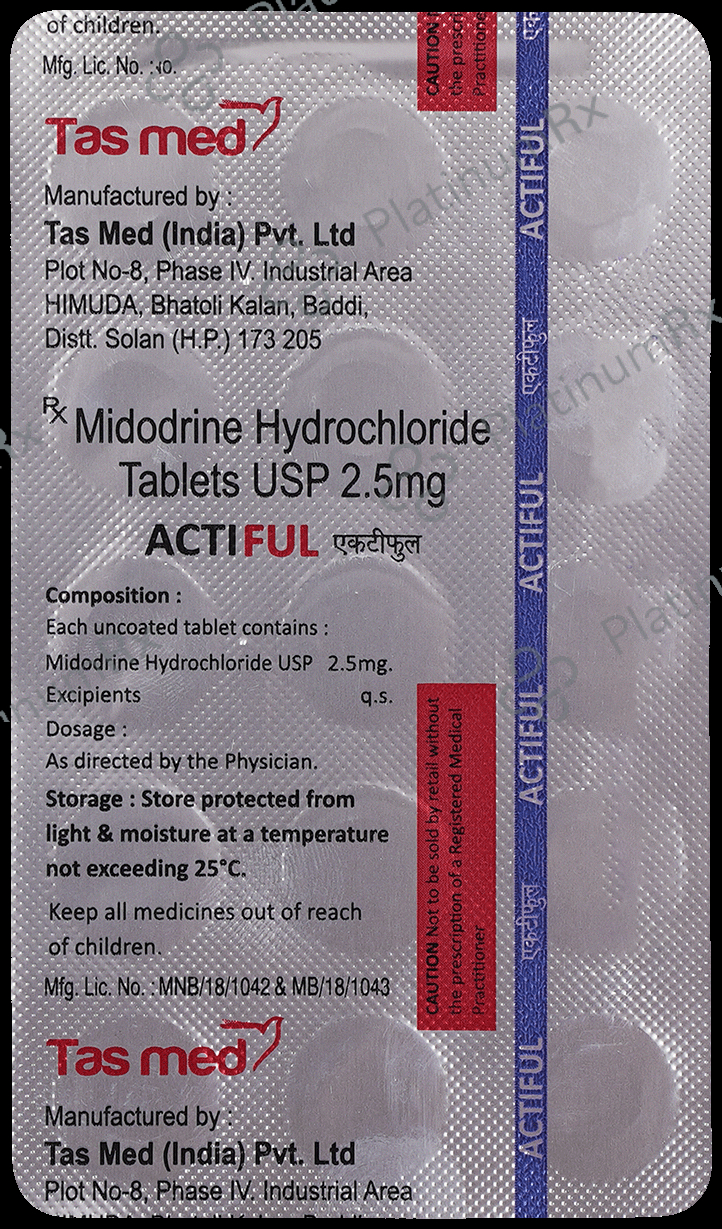 Actiful 2.5mg Tablet