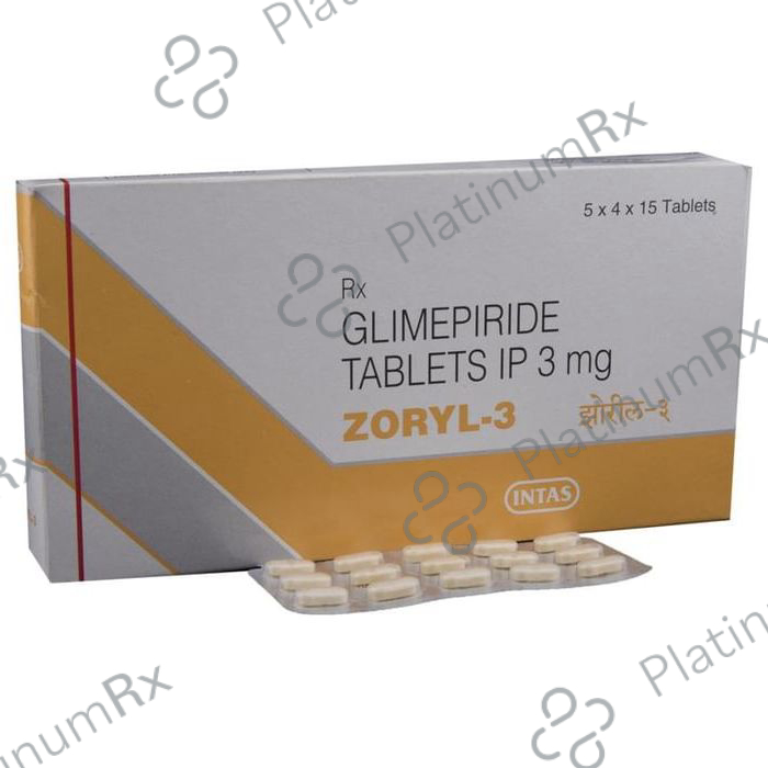 Zoryl 3mg Tablet 15s