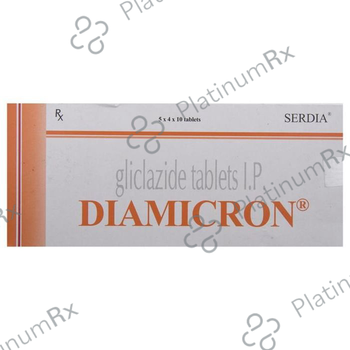 Diamicron 80mg Tablet 10s