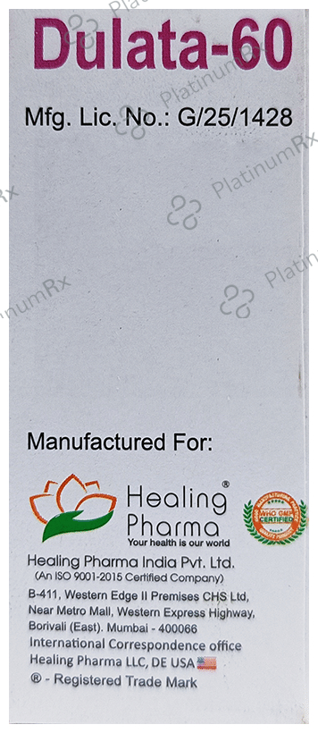 Dulata 60mg Tablet 10s