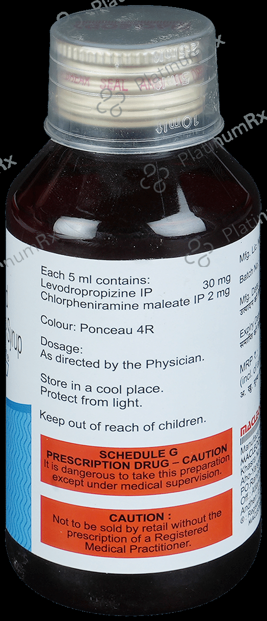 Rapitus Plus 2/30mg Sugar Free Syrup 100ml