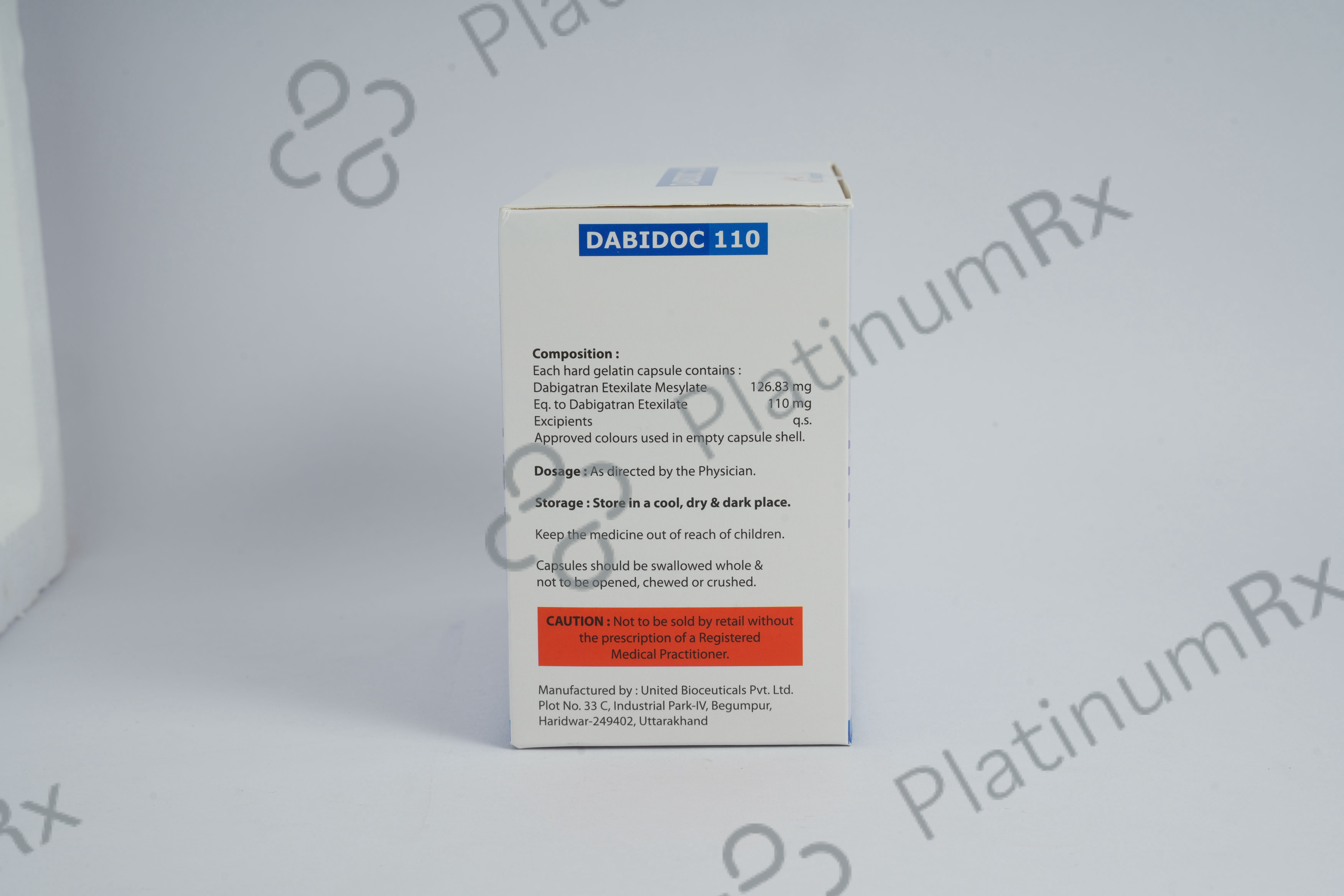 Dabidoc 110mg Capsule 10s
