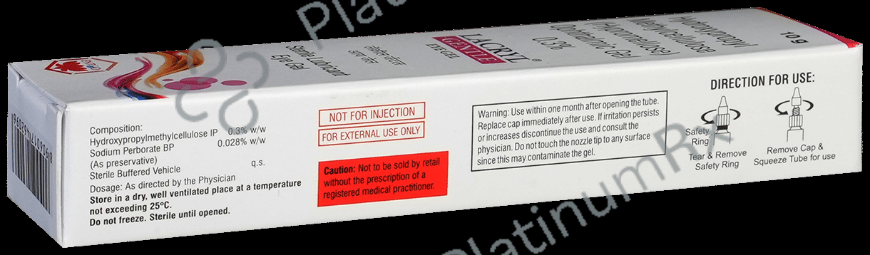Lacryl Gentle 0.3% Eye Gel 10gm