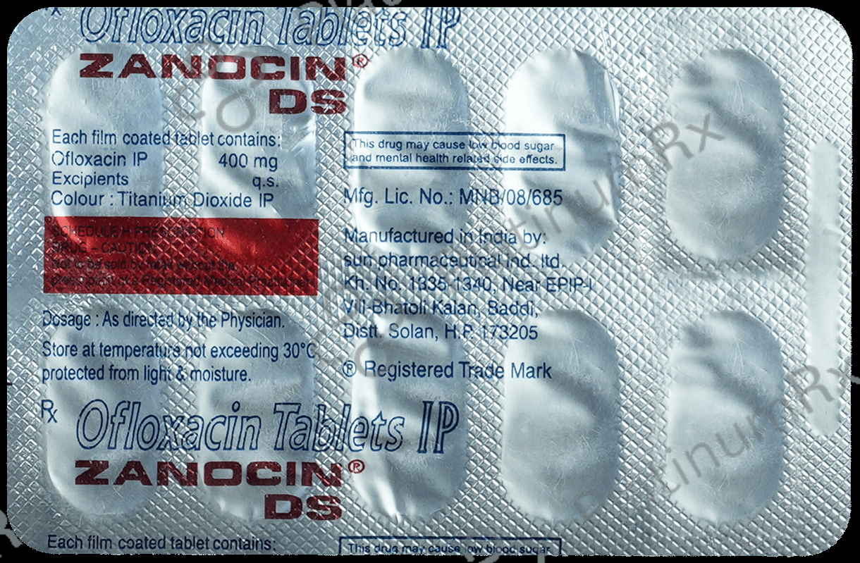 Zanocin DS Tablet