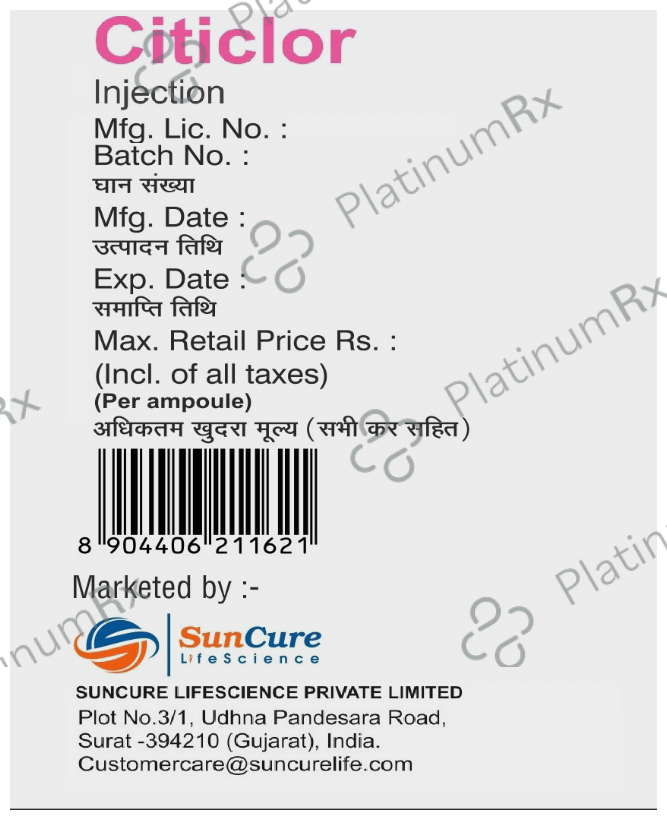Citiclor Injection