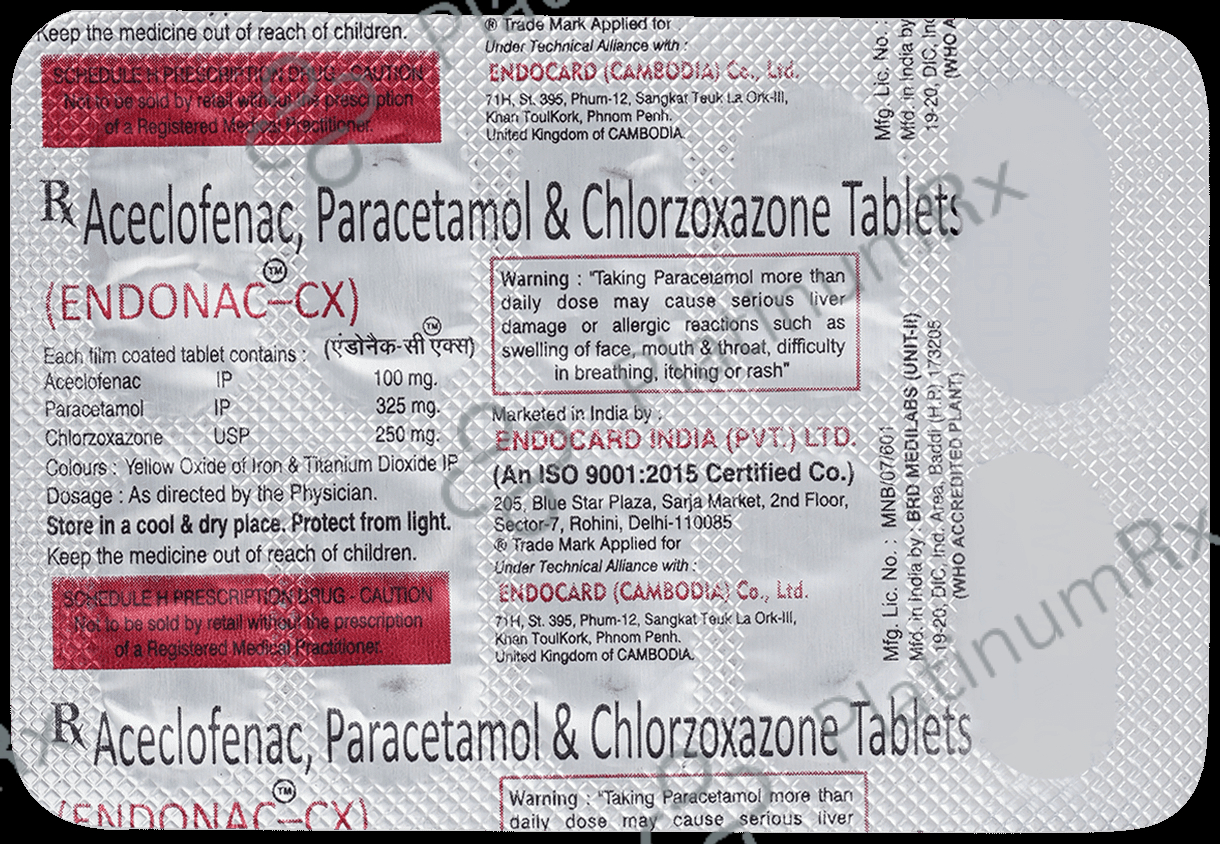 Endonac CX Tablet