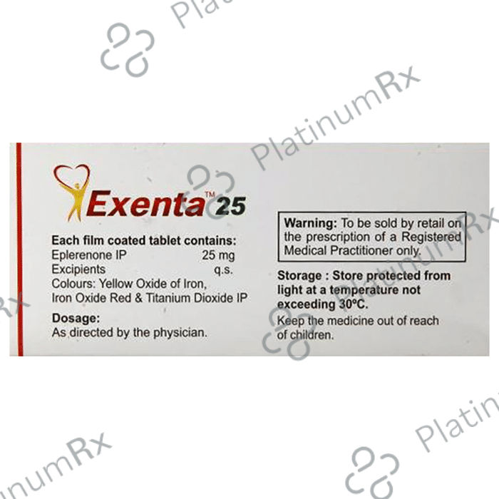 Exenta 25mg Tablet 10s