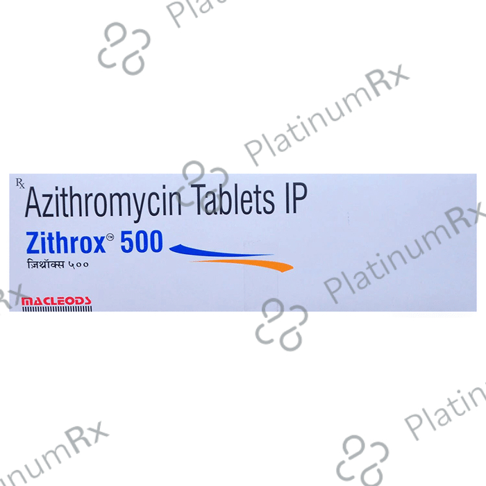 Zithrox 500mg Tablet 5s