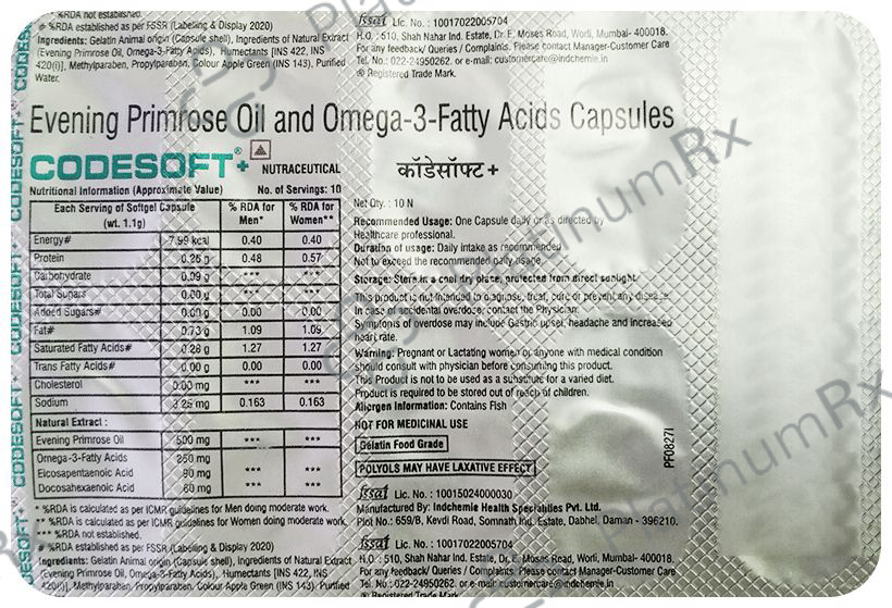 Codesoft Plus Capsule 10s