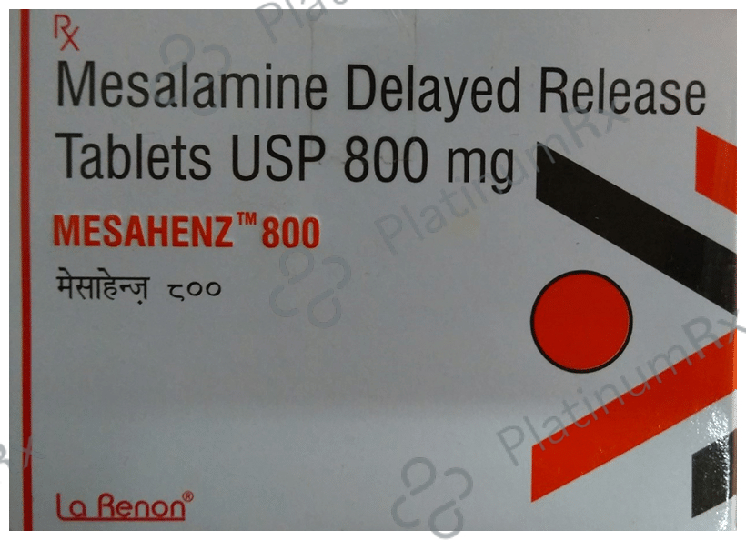 Mesahenz 800mg Tablet DR 10s