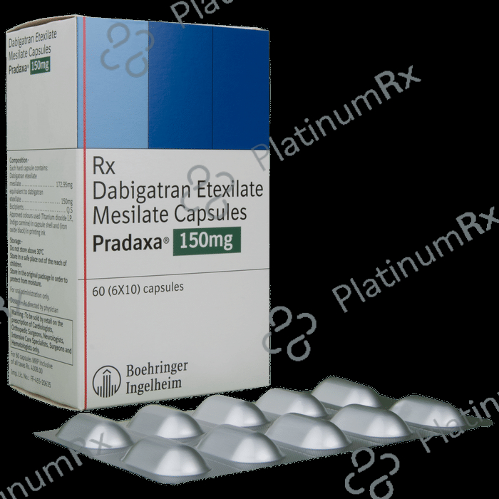 Pradaxa 150mg Capsule 10s