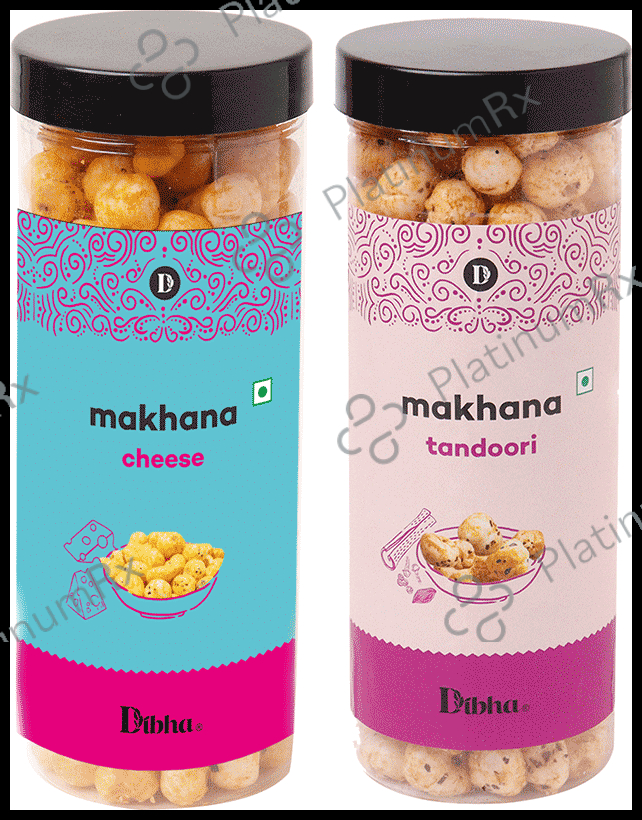 Dibha Cheese Makhana & Tandoori Makhana ( 100gm Each )