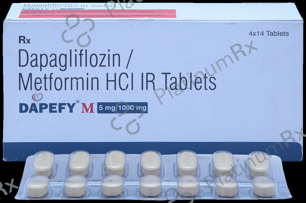 Dapefy M 5mg/1000mg Tablet