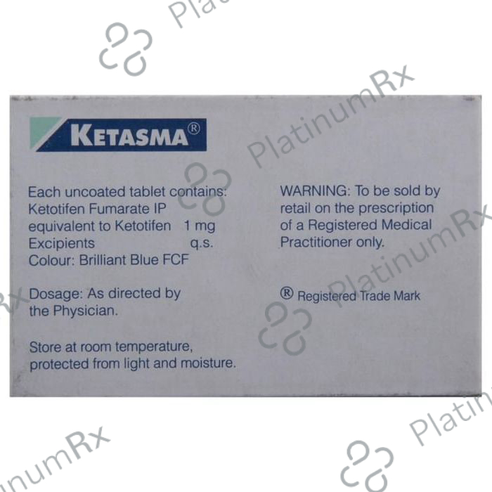 Ketasma 1mg Tablet 10s