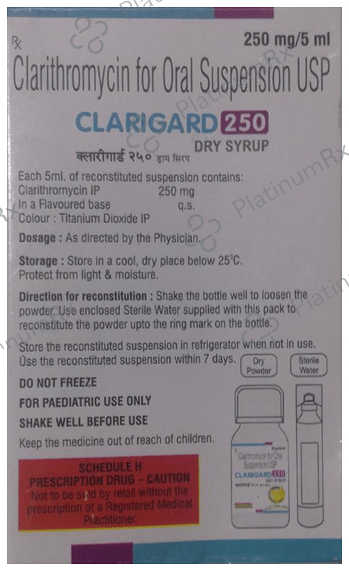 Clarigard 250mg Dry Syrup Banana 30ml