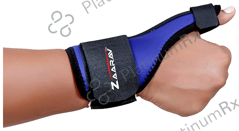 Zaarav Thumb Spica Splint Purple