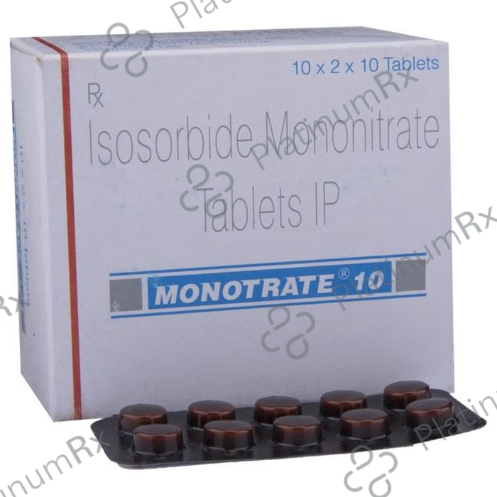 Monotrate 10mg Tablet 10s