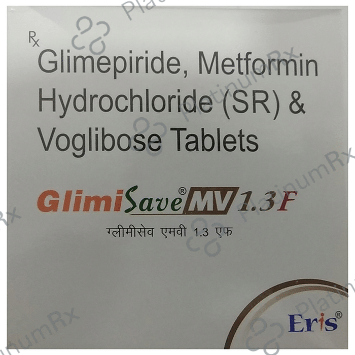 Glimisave MV 1/1000/0.3mg Tablet SR 15s