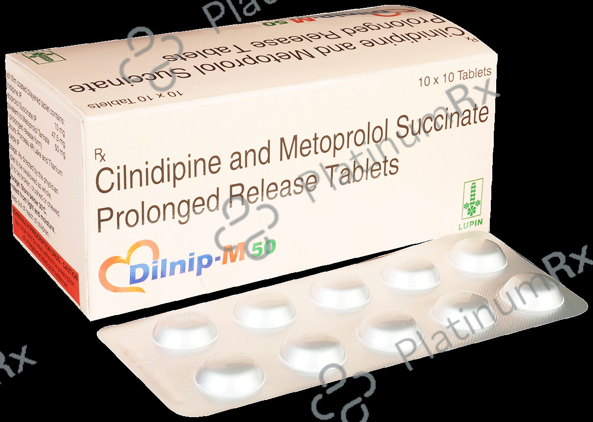 Dilnip M 10/50mg Tablet 10s