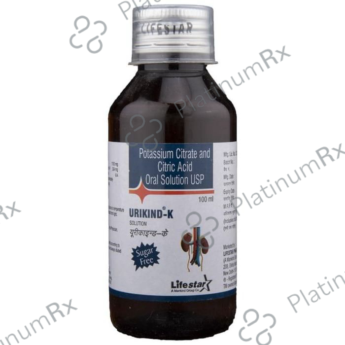 Urikind K 1100/334mg Oral Solution 100ml